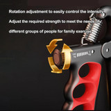 5-100kg Adjustable Hand Grip Strengthener Arm Muscle Exerciser, Spec: Electronic Counter Red 