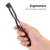 20cm Aluminium Extension Arm Hollow Grip Extenter(Black)