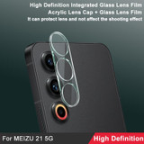 For Meizu 21 5G imak Integrated Rear Camera Lens Tempered Glass Film