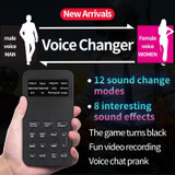 S9 Mobile Phone Computer Live Sound Card Voice Changer Game Karaoke Recording Audio Transformer(English)