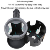 JOYBI 2 in 1 Stroller Water Cup Bottle Double Holder(Clip Style)