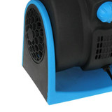 HX-T301 DC 12V 7W 2-Speed Adjustable Silent Blower Car Cooling Air Fan (Black + Blue)