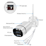 Q39 Motion Tracking Night Vision Smart Camera Supports Voice Intercom, Plug Type:US Plug(White)