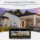QX103 Humanoid Recognition AI Alarm WiFi Dome Dual IP Camera(EU Plug)