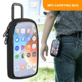 MP3 / MP4 Universal TPU Portable Storage Bag with Hanging Buckle(Pink)