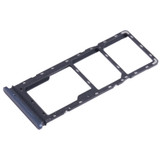 For Tecno Pova 2 SIM Card Tray + SIM Card Tray + Micro SD Card Tray (Dark Blue)