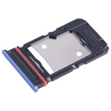 For Infinix Note 11 Pro X697 SIM Card Tray + SIM Card Tray + Micro SD Card Tray (Blue)