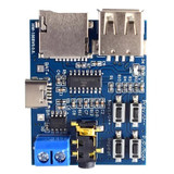 MP3 Lossless Decoder Board Decoder TF Card USB Flash Drive MP3 Decoding Player Module With Amplifier, Interface: Type-C