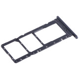 For Infinix Smart 7 HD X6516 SIM Card Tray + SIM Card Tray + Micro SD Card Tray (Black)
