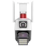 QX87 4MP WiFi Dual Camera Supports Two-way Voice Intercom & Humanoid Detection(EU Plug)