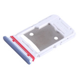 For Infinix Hot 20 5G X666 SIM Card Tray + SIM Card Tray + Micro SD Card Tray (Blue)