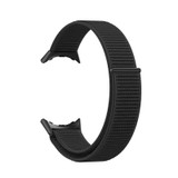 For Google Pixel Watch Nylon Woven Watch Band(Black)