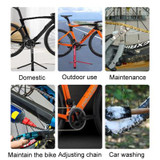 ENLEE T802 Bicycle Parking Rack Road And Mountain Bike Insertion Maintenance Stand(Black)