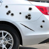 Car PVC Self-adhesive Bullet Hole Scratch Personalized Stickers