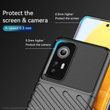 For Xiaomi 12 / 12X / 12S Thunderbolt Shockproof TPU Phone Case(Black)