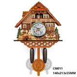 Barley Bird Wall Clock Retro Living Room Watch(CM011)