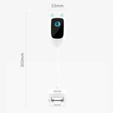 Original Xiaomi Youpin Xiaovv 1080P Wireless IP Camera Smart Home Security Video Surveillance Monitor for Kids / Baby, US Plug(White)