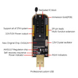 Test Clip With 2 Board+CH341A Programmer Module USB Motherboard Routing Liquid Crystals Disassembly Free SOP8 Test Tool