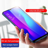 For Realme V50s 9D Full Glue Full Screen Tempered Glass Film