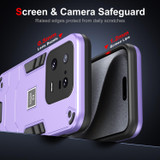 For Xiaomi 13 Pro 2 in 1 Shockproof Phone Case(Purple)