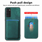 For Samsung Galaxy S20 FE Retro Leather Card Bag Magnetic Phone Case(Green)