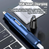 ElectricNose Hair Clipper Rechargeable Washable Portable Travel  Trimmer(Blue)