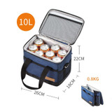 Outdoor Portable Thickened Waterproof Food Ice Pack Storage Bag Foldable Car Refrigerator Insulation Box, Capacity: 10L
