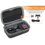 For Insta360 Ace / Ace Pro Sunnylife Portable Carrying Case Handbag Mini Travel Case Organizer Protective Bag (Black)