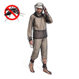 Camping Adventure Anti-Mosquito Suit Summer Fishing Breathable Mesh Clothes, Specification: 2 PCS Anti-mosquito Gloves(L / XL)