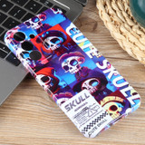 For Samsung Galaxy S23 5G Painted Pattern Precise Hole PC Phone Case(Cute Skull)