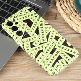 For Samsung Galaxy S23 5G Painted Pattern Precise Hole PC Phone Case(Green Label)
