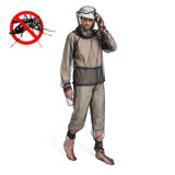 Camping Adventure Anti-Mosquito Suit Summer Fishing Breathable Mesh Clothes, Specification: 2 PCS Mosquito Foot Cover(L / XL)