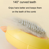 Chick Pet Comb Cats Hair Removal Massage Needle Brush(Yellow)