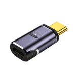 140W 5A USB 4.0 USB-C / Type-C to Type-C 40Gbps Data OTG Magnetic Adapter, Spec:Straight Head