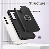 For Samsung Galaxy S23+ 5G L2 Rotating Ring Holder Magnetic Phone Case(Black)