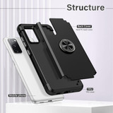 For Samsung Galaxy S20 FE L2 Rotating Ring Holder Magnetic Phone Case(Black)