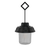 Outdoor LED Camping Light Canopy Hanging Lamp Portable Camping Tent Lights, Style: Battery Model Black