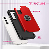 For Samsung Galaxy S23+ 5G L2 Rotating Ring Holder Magnetic Phone Case(Red)