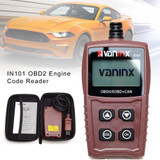 Vaninx IN101 Automotive Scanner Car OBDII / EOBD+ Can Battery Engine Fault Diagnosis Tool Battery Detector
