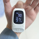 A2 Finger Clip Oximeter Pulse And Heart Rate Detection Monitor(White)