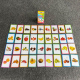 36pcs /Box Infant And Toddler Enlightenment Early Learning English Word Cognition Cards, Style: C5 Fruit