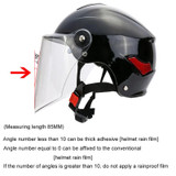 Travel Motorcycle Helmet Rainproof and Anti-fog Film, Style: Paste Outside(English Box)