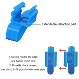 Multifunctional Fish Tank Aquarium Water Pipe Fixing Clip(Black)