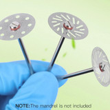0.2mm Dental Lab Polishing Diamond Discs Dentist Rotary Cutting Tool CM11/220
