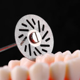 0.2mm Dental Lab Polishing Diamond Discs Dentist Rotary Cutting Tool CM11/220