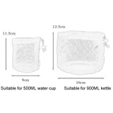 COOL CAMP CF-3019 Outdoor Camping Sandwich Round Bottom Storage Bag Portable Camping Mug Teapot Tableware Mesh Bag, Specification: Small