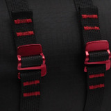 COOL CAMP CF-712 2pcs /Pack Outdoor Camping Quick Release Tie Down Straps Roof Tie Down Rope Backpack Tie Strap(Black)