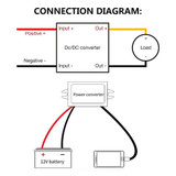 12V to 5V 3A Car Power Converter DC Module Voltage Regulator, Style:USB Female with Ears