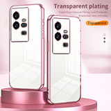 For vivo iQOO 11 Pro Transparent Plating Fine Hole Phone Case(Green)