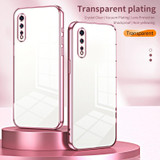 For vivo iQOO Neo Transparent Plating Fine Hole Phone Case(Silver)